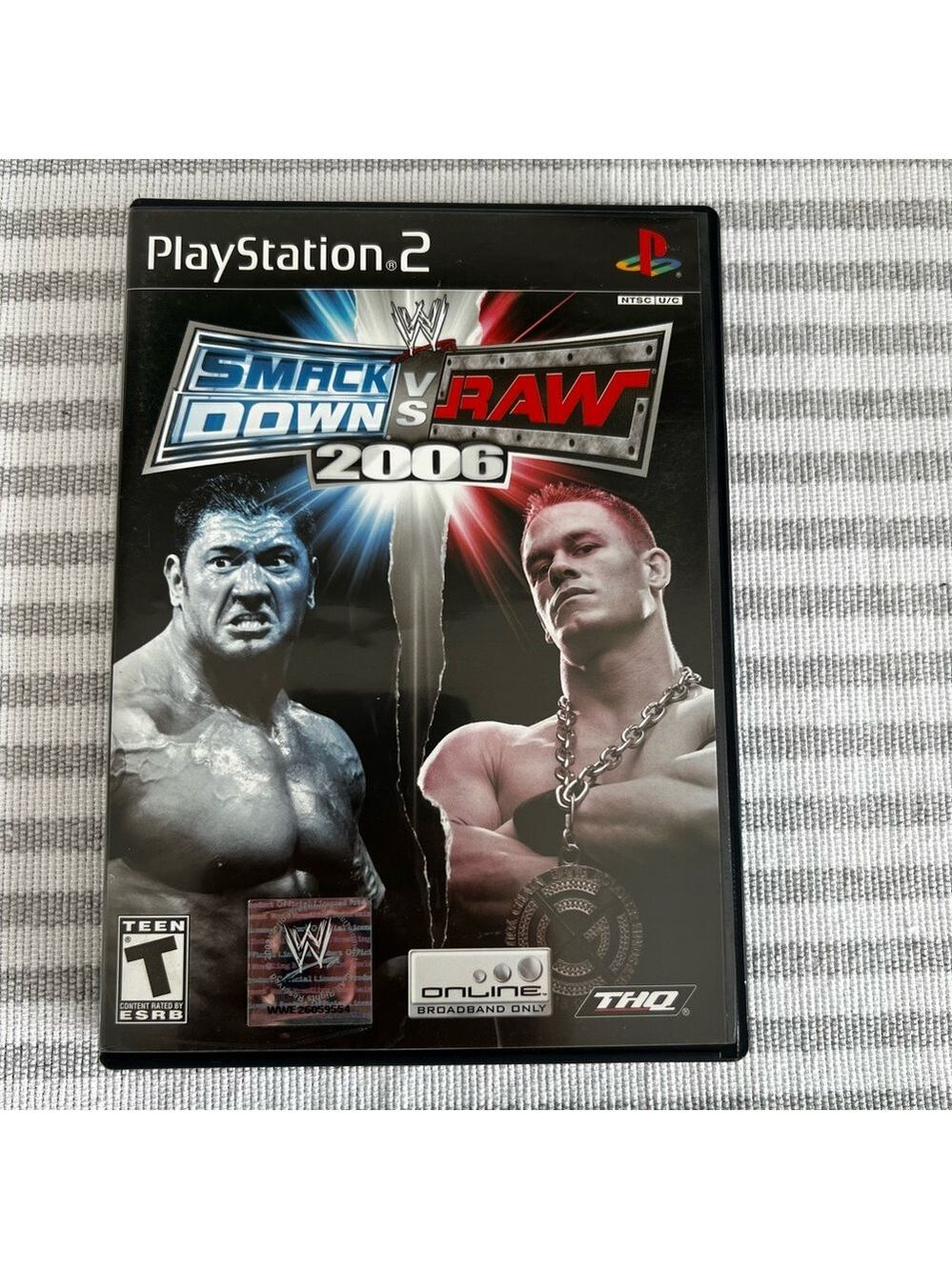 PlayStation 2 Smack Down VS Raw 2006 DVD PS2 Game #260126